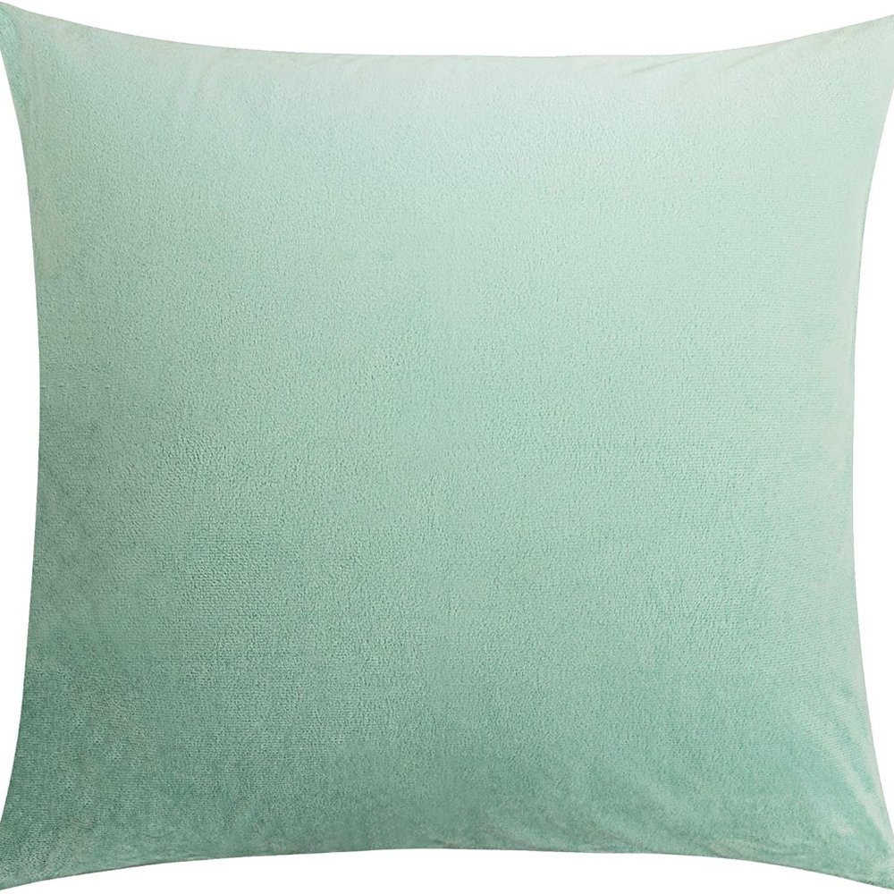 Luxury Zippered Velvet Square Throw Pillow Cover
